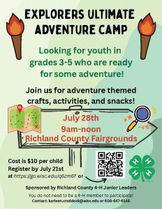 Explorers Ultimate Adventure Camp!