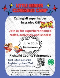Little Heroes Cloverbud Camp