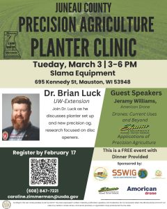 Juneau County Precision Agriculture Planter Clinic