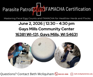 Parasite Patrol Plus FAMACHA!